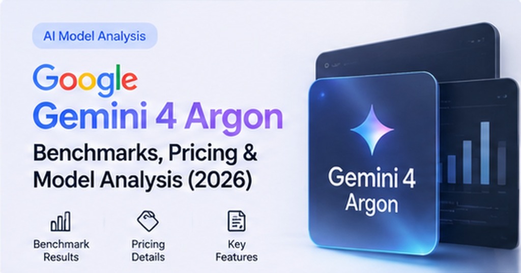 Google Gemini 4 Argon Benchmarks, Pricing & Model Analysis (2026)