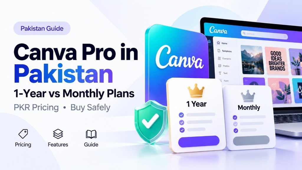 How to Buy Canva Pro in Pakistan: 1-Year vs Monthly Plans, Pricing in PKR & Avoiding Scams