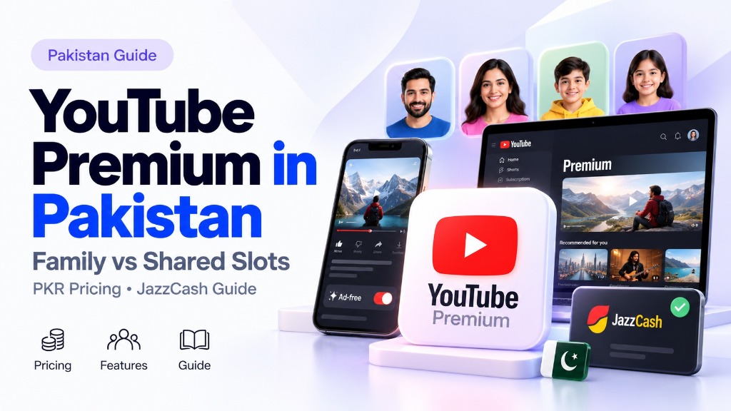 YouTube Premium in Pakistan: Price in PKR, Family vs Shared Slots, and How to Pay with JazzCash